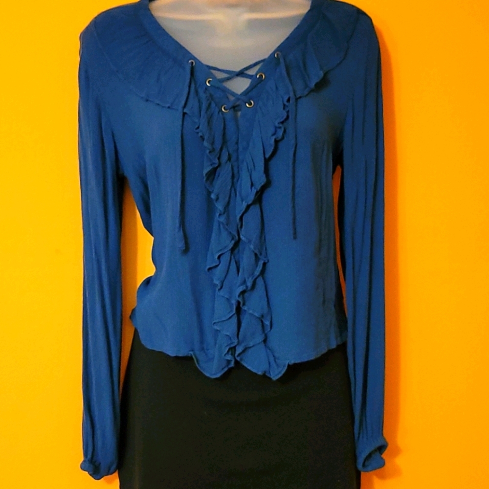 Arizona Jean Co. Blue Blouse